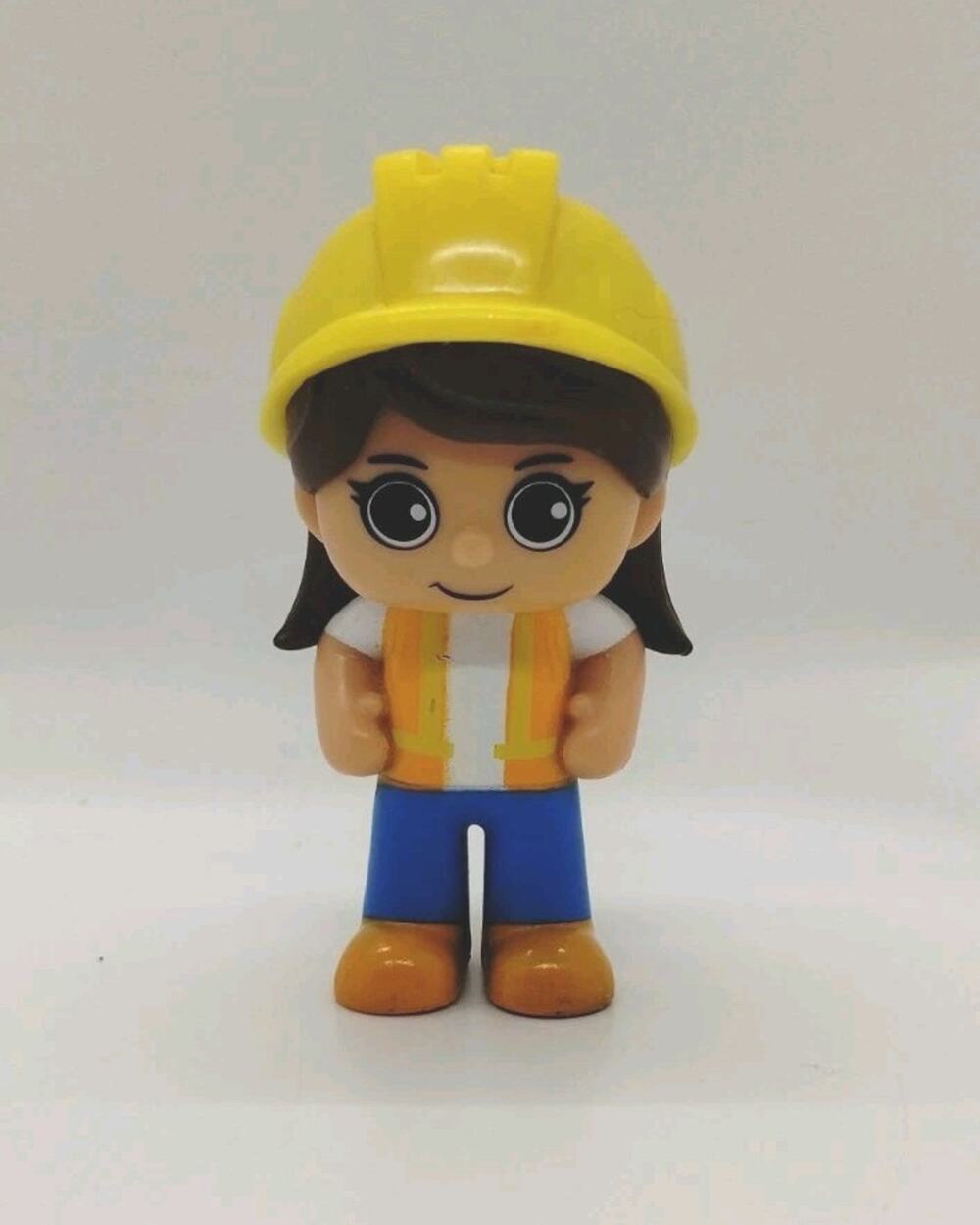 Pocket Watch Mystery Playdate Ryan’s World 3” Girl Construction Worker Figure